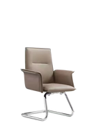 Chaise de bureau de direction Aston S-030 haut de gamme en PP - Design ergonomique, accoudoirs réglables et base pivotante pour cadres et télétravail