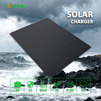 Panneau solaire PERC PET Foldsun personnalisé pour caméra de sécurité, haute efficacité 22,4 %, non standard 18 V 3,5 W pour module d'alimentation