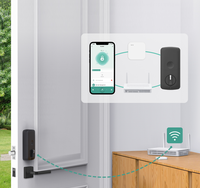 Cerradura Inteligente Tuya Grado C de Aleación de Zinc con Entrada sin Llave y Cerrojo Electrónico con Control Remoto por APP para Hogar, Airbnb y Hotel
