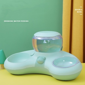 Alimentador para mascotas de gran capacidad, dispensador de comida para perros y gatos, fuentes de agua para mascotas - Product Image 1