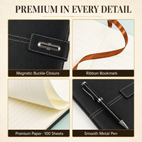 Coffrets cadeaux personnalisés avec logo, coffret cadeau d'entreprise de luxe, coffret promotionnel pour clients et employés, comprenant un carnet, un stylo et une gourde isotherme.