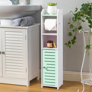 Không gian nhỏ phòng tắm lưu trữ tủ với giấy vệ sinh cuộn chủ cho bên cạnh các phòng tắm - Product Image 3