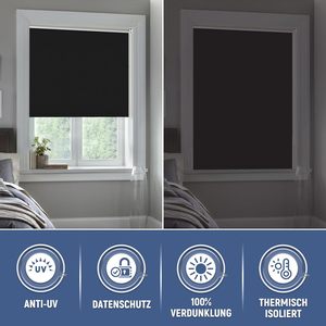 <span class=keywords><strong>Store</strong></span> enrouleur Easy Fix pour fenêtre européenne occultante ou tissu filtrant la lumière Mini pare-soleil <span class=keywords><strong>sans</strong></span> perçage - Product Image 4