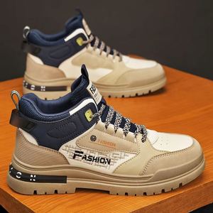 Chaussures vulcanisées pour hommes, baskets décontractées à semelle souple, chaussures de sport pour la marche en plein air, automne - Product Image 4