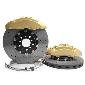 Kit Freni Maggiorati con Pinza M5 a 6 Pistoni e Disco <span class=keywords><strong>Freno</strong></span> in Ceramica al Carbonio Anteriore e Posteriore per <span class=keywords><strong>BMW</strong></span> <span class=keywords><strong>Serie</strong></span> M2 M3 M4 M5 F90 G8X G82 - Product Image 3