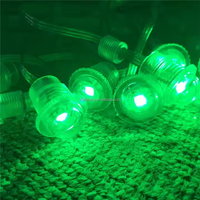 Fuente de luz de punto impermeable para Exteriores de 12V, 20mm, luz de píxeles LED RGB programable para Carnaval para parques temáticos
