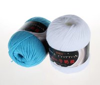 100% acrylique recyclé lait coton fil teint motif turc fil à tricoter à la main pour gants couture et tissage Style fantaisie