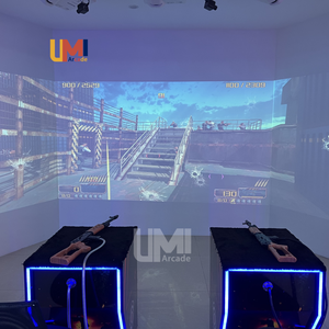Trò chơi bắn súng Arcade trong nhà nhập vai bắn súng giả lập ba màn hình bao quanh 20 + tương tác kim loại nhựa Tây Ban Nha - Product Image 3