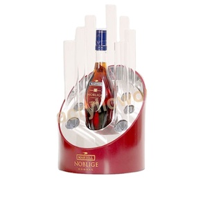 Présentoir à vin personnalisé en acrylique avec éclairage LED, écologique, pour la publicité, vente en gros - Product Image 1