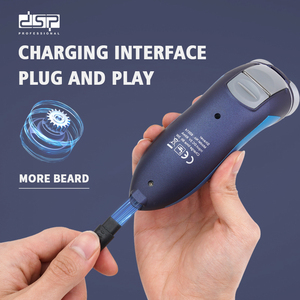 <span class=keywords><strong>Afeitadora</strong></span> Eléctrica Recargable de Triple Cuchilla <span class=keywords><strong>DSP</strong></span> para Hombre, Lavado Facial y Cuchilla para Barba - Product Image 5
