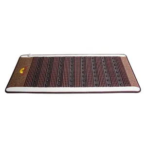 Korea Heated Massage Bed Mattress Heating Stone Far Infrared Thermal Therapy Ceragem Health Germanium Heat Jade Tourmaline Mat