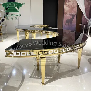 दुबई शादी आधा चाँद घटना रेस्तरां खाने की मेज और कुर्सी के लिए इस्तेमाल किया