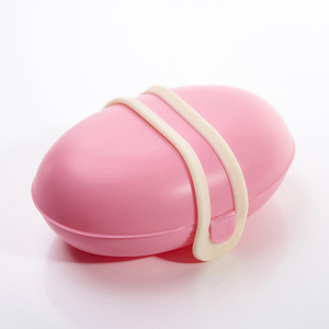 Portable Travel <b>Soap</b> Box Oval Shape Leak Proof Lid <b>Mini</b> For Bags PP Material - Product Image 3