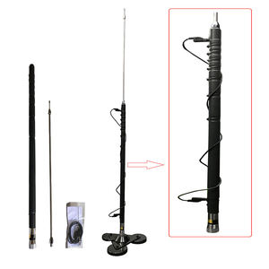 ตัวรับส่งสัญญาณ HF ตัวรับส่งสัญญาณ2.5dBi เสาอากาศแบบยืดหดได้3-50MHz ปรับได้ - Product Image 1