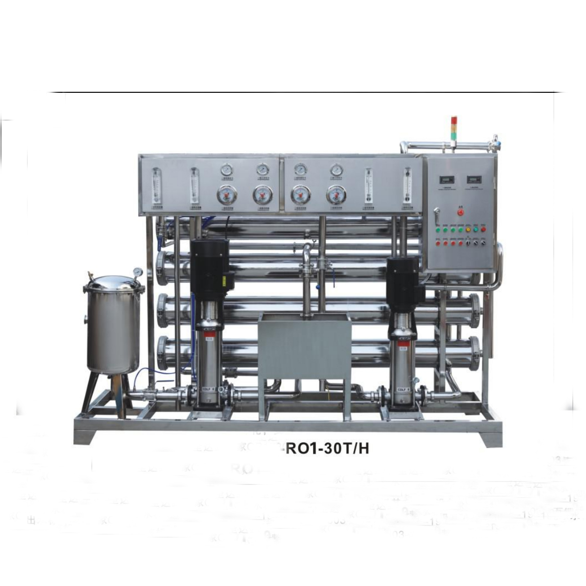 Water factory use 5000L/H stainless steel RO water treatment system