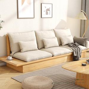 <span class=keywords><strong>Coussin</strong></span> de <span class=keywords><strong>canapé</strong></span> nuage personnalisé à une place, éponge haute densité, tissu de toutes tailles, matelas en duvet, bois massif - Product Image 2