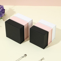 Boîte cadeau en carton en forme de livre avec couvercle rabattable et insert en mousse pour collier, bracelet, boucles d'oreilles - Vente en gros usine