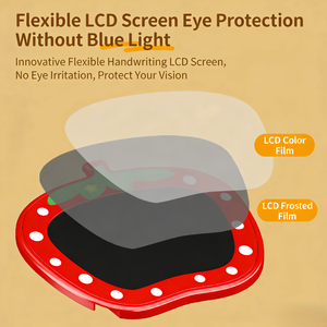 Tavoletta LCD per Scrittura Digitale a Forma di Fragola, Impermeabile, per Bambine, Lavagna Magica per <span class=keywords><strong>Disegno</strong></span> Elettronico - Product Image 2