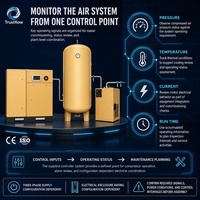 Compresor de Aire de Tornillo Modular Sin Aceite de 7.5 a 55kW de Accionamiento Directo con Sistema de Control Inteligente e Integración Eléctrica, Refrigerado por Aire
