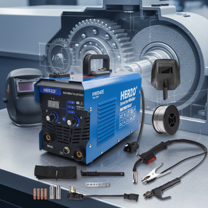 HERZO 65V TIG MMA Welding Machine Portable 8.2KW Cordless Electric Handheld Professional 200A Welding - Product Image 6