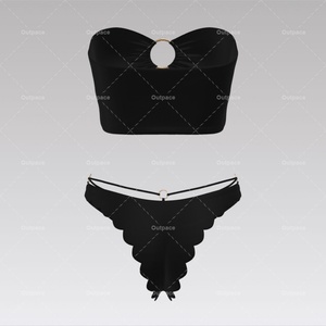 ชุดบิกินี่แบบสามมิติสั่งทำพิเศษ สายเดี่ยวเอวสูง พร้อมกางเกงในแบบ Thong ชุดว่ายน้ำสองชิ้นสำหรับผู้หญิง ลายรุ้ง ชุดชายหาดและชุดว่ายน้ำ ตัวอย่างฟรี - Product Image 5