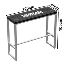 Ensemble de tables de bar industrielles modernes pour usage commercial dans les restaurants, hôtels, cafés, bars - Meubles en bois écologiques