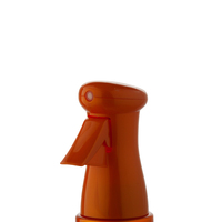 Bouteille de pulvérisation de brouillard de cheveux de salon de coiffure en plastique continu noir de 360ml avec pulvérisateur à gâchette vente en gros