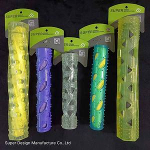 आक्रामक चबाने वाले के लिए अमेरिका बड़ी नस्ल कुत्ते चउ खिलौने टिकाऊ tpr/प्राकृतिक रबर/tpe सिलिकॉन और नायलॉन सामग्री - Product Image 6