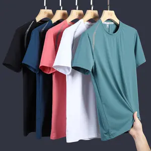 Tùy Chỉnh Quần Áo Thể Thao Mùa Hè T-Shirt Cho Nam Giới Chất Lượng Cao Ngắn Tay T-Shirt Top Phòng Tập Thể Dục Người Đàn Ông Của V Cổ T-Shirt Mùa Hè Đào Tạo Mặc