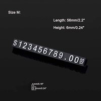 Module de présentation pour bijoux et montres, réutilisable, portable, amovible, interchangeable, en plastique, multi-devises