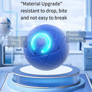 Juguete Interactivo Automático Recargable para Perros Pequeños - Pelota Saltarina de Silicona Resistente con Diseño de Dibujos Animados Realistas para Ejercicio y Aburrimiento - Product Image 4