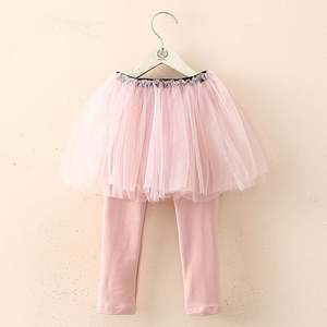 Leggings anti-cellulite, jupes en coton à volants en dentelle pour enfants, mode princesse, pour filles, opportunités de distribution - Product Image 3