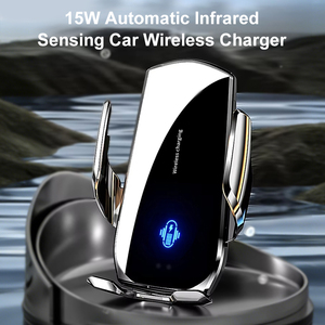 Support de téléphone universel pour voiture <span class=keywords><strong>à</strong></span> pince infrarouge N1, <span class=keywords><strong>chargeur</strong></span> sans fil <span class=keywords><strong>à</strong></span> <span class=keywords><strong>induction</strong></span> automatique rapide pour iPhone - Product Image 3