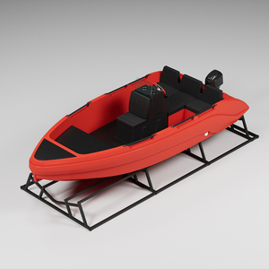 HDPE 7 chỗ ngồi thuyền trượt tuyết 4.9m chống sóng cấu trúc CE chứng nhận cho hồ/sông cuộc phiêu lưu tốc độ nghề - Product Image 2