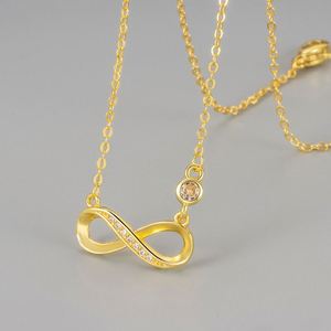 Silver Color Infinity 8 Word Zircon Jewelry Sets for Women <b>Necklace</b> Bracelet Earrings <b>Matching</b> Statement Jewelry Gifts - Product Image 6