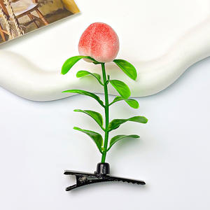 DIY Flower Plant Elastic Hairpin PC Material Hair Clip Accessory for Women & Girls for Hair Styling & Easter Decoration - Product Image 5