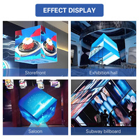 Schermo LED a Cubo Jode ad Alta Risoluzione P2.5 P3 da Esterno Pubblicitario Video Magico 3D HD a 5 Facce Multi-Faccia per Eventi