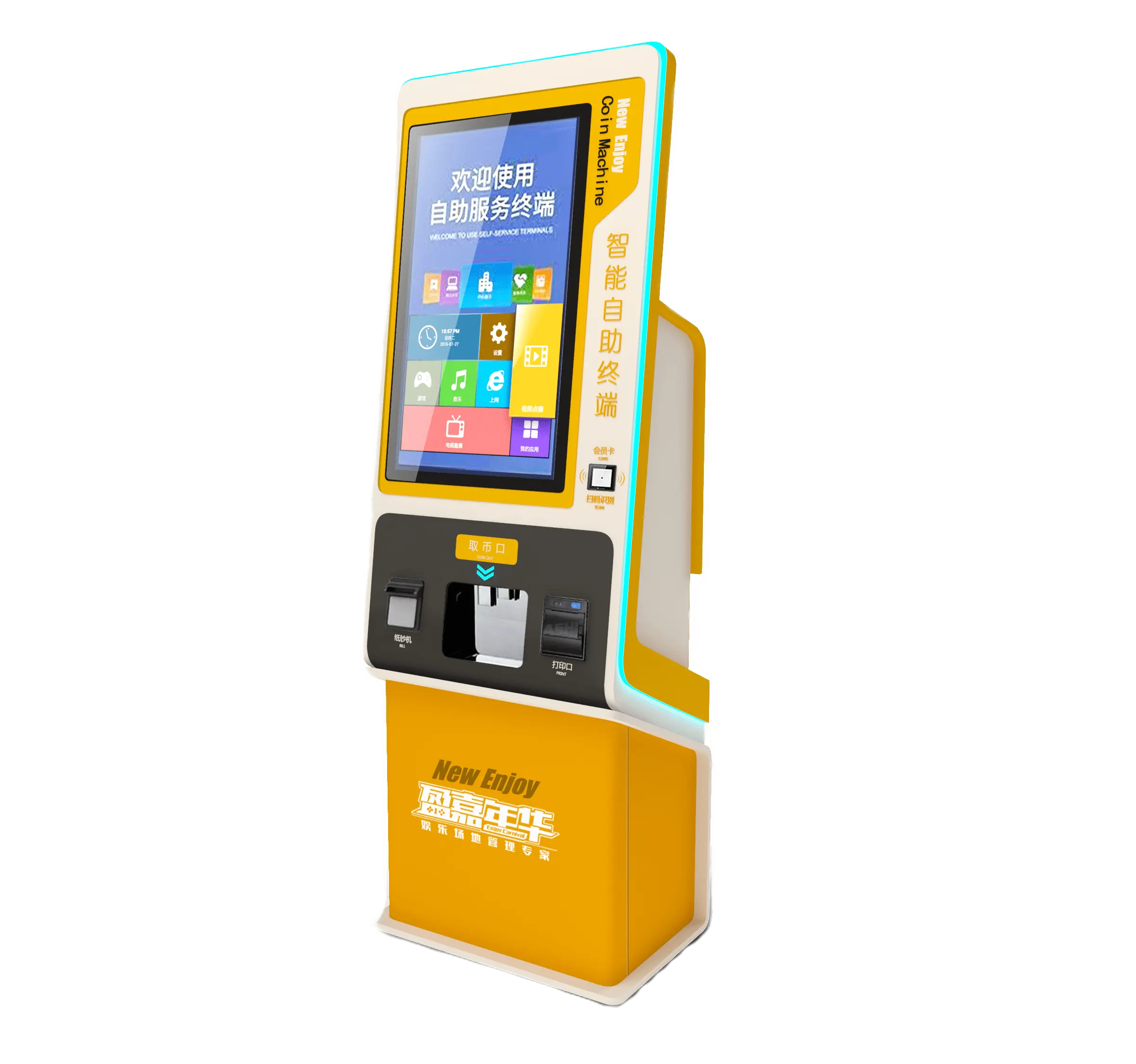 Moeda Confiável 24H Serviço Token Dispenser Coin Changer Machine