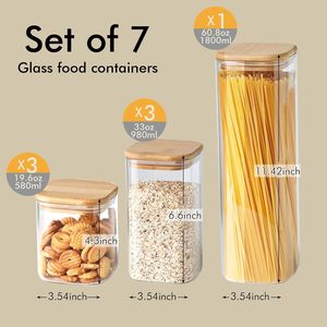 Airtight Bamboo Food <b>Storage</b> Container Eco-Friendly & Dustproof 800ml Capacity Modern Luxury Design - Product Image 2