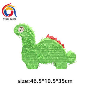 Pinata en papier sur le thème préhistorique pour enfants, design populaire, remplissage de pinata, accessoire de jeu pour les activités de fête - Product Image 2