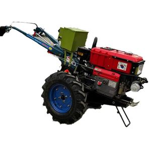 China Agriculture <b>Machine</b> 12HP 15HP 18HP Diesel Two Wheel Walk Behind Cultivator Rotary Mini Power Tiller <b>Walking</b> Tractor - Product Image 1