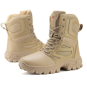 Botas Tácticas Militares Ligeras para Hombre y Zapatos de Senderismo Impermeables y Transpirables de Media Caña en Tallas Grandes al por Mayor Personalizadas - Product Image 5