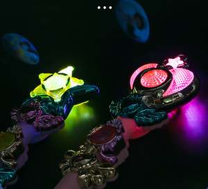 Glowing Magic Wand Glowing Star <span class=keywords><strong>Stick</strong></span> LED Toy món quà tuyệt vời ý tưởng với âm nhạc cho trẻ em trai và cô gái vui vẻ sinh nhật - Product Image 4