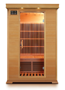Cabina de Sauna de Infrarrojos Lejanos de Grafeno <span class=keywords><strong>para</strong></span> 1-3 Personas, Sauna Eléctrica Interior de Madera <span class=keywords><strong>para</strong></span> Spa y Bienestar en el Hogar - Product Image 2