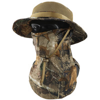 Chapeau de pêche unisexe respirant camouflage pour activités de plein air, alpinisme, camping, cyclisme