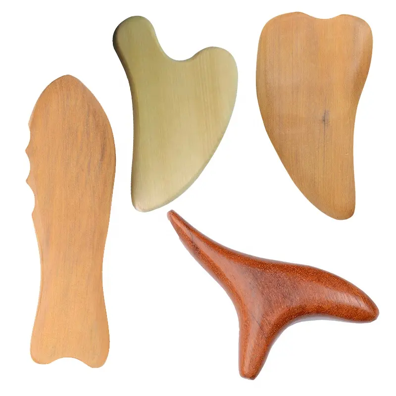 Massaggiatori manuali anticellulite terapia del legno legno gua sha linfodrenaggio Body Sculpting Massage Stick