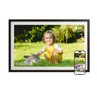 Bingkai Foto Digital WiFi Pintar Akrilik 10,1 Inci Layar Sentuh IPS LCD Resolusi 1280x800 Putar Otomatis Dukungan MP3/MP4