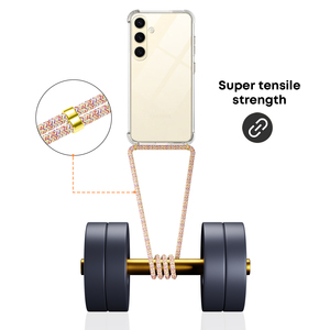TPU CLEAR C Rossbodyเชือกเส้นเล็กสายคล้องคอสําหรับSamsung Galaxy S24 S23 S22 S21 Ultra <span class=keywords><strong>A13</strong></span> 5G - Product Image 2