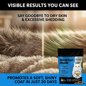 Huile de saumon <span class=keywords><strong>Peau</strong></span> et pelage Doux à mâcher Soulagement des allergies Démangeaisons <span class=keywords><strong>Peau</strong></span> Santé Chats Suppléments avec Biotine Oméga 3 Vitamines C Multivitamines - Product Image 4
