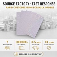 Rouleau de film laser froid 30 microns BOPP auto-adhésif motif verre brisé arc-en-ciel pour emballage de boîtes cadeaux cosmétiques en gros
